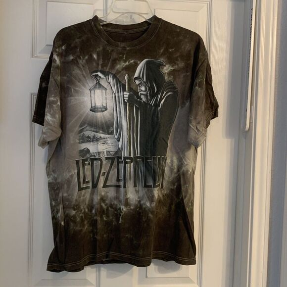 LED ZEPPELIN TSHIRT TIE‎ DYE VINTAGE STAIRWAY HEAVEN ANVIL 2006XL